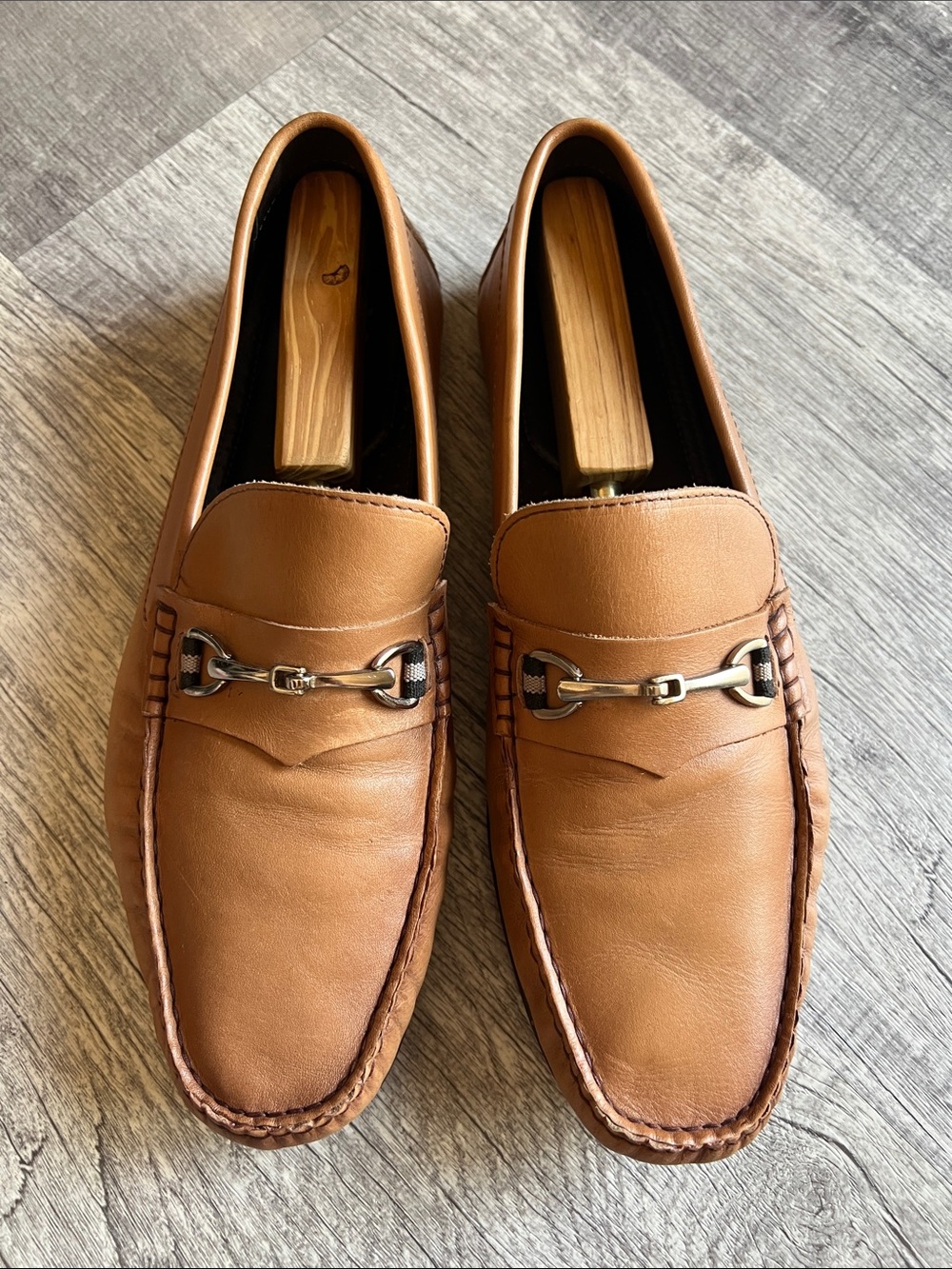 Marc Joseph Tan Leather Bit Loafers